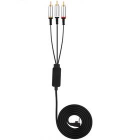 Zopsczgq5xoya26 Zopsc 1.5m Streamlined Ps Game Av Wire Component Tv Cord Cable 4.92 Feet Black