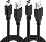 Xahpower 2PACK 10FT Controller Charging Cable For PS3, Magnetic Ring Mini Usb Da. Fixed Price $11.47.