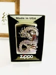 Zippo Oile Lighter Dragon Silver Nickel 2 Sides 3D Processing Ds-ni. Fixed Price $121.95.