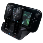 2X Battery + 3 1 Charger Dock Stand Station For Nintendo Wii U Gamepad Remote. Fixed Price $16.99.