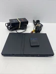 Sony Playstation Slim Console W/ Power Adapter, Av Cable- Black SCPH-70012. Fixed Price $79.95.