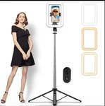 Mybat Pro Selfie Stick Tripod 72 W/ 9 Dimmable Led Light & Remote. Fixed Price $19.00.