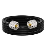 Superbat PL259 Coax Cable 15FT, Uhf Male PL-259 Cb Antenna Extension RG58. Fixed Price $27.38.