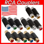 Rca Coupler 1 2 3 5 F Adapter Audio Video Connector Cable Joiner. Fixed Price $9.39.