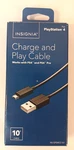 Insignia 10' Charge-and-play Usb Cable For Playstation 4 Nib. Fixed Price $9.99.