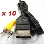 10 6FT Stereo Rca Av Cables For The Original Xbox - Old Skool. Fixed Price $34.99.