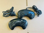 Lot Of 2 Sega Genesis Controllers Recoton & As For Parts Repair Only. Fixed Price $14.98.