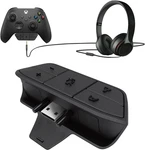 Stereo Headset Adapter For Xbox One, Black, 3.5MM Audio Jack, Compatible With. Fixed Price $26.21.