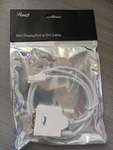 Rosewill RCDC-14017 3FT White Mini Displayport To Dvi Cable 32 Awg, Male. Fixed Price $8.99.