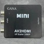 Gana 1080P Up Scaler Mini Rca Composite Cvbs Av To Hdmi Video Audio Converter. Fixed Price $9.89.