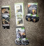 Microsoft Xbox 360 Game Lot Battlefield Bc, 2, 3, BF4. Fixed Price $14.00.