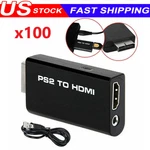 PS2 Hdmi Video Converter Adapter With 3.5MM Audio Output For Hdtv Monitor Lot. Fixed Price $326.65.