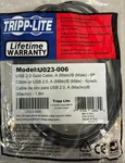 Tripp Lite U023-006 Usb 2.0 A/b Cable With Ferrite Chokes (m/m) Black 6-FT. Fixed Price $15.95.