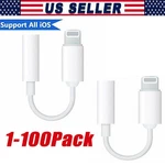 For Iphone Headphone Adapter Jack 8 Pin To 3.5MM Aux Cord Dongle Converter Lot. Fixed Price $112.39.