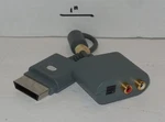 Official Microsoft Xbox 360 Optical Audio Adapter X808221-002 Gray Oem. Fixed Price $7.48.