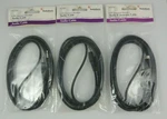 Lot Of 3 Radioshack 2 Audio Cable 6FT & 1 Extension Shielded. Fixed Price $16.00.