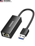 Ugreen Usb 3.0 To Ethernet Adapter 1000MBPS Gigabit RJ45 Lan Nintendo Switch Usa. Fixed Price $14.88.