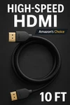 Hdmi 10FT Cable New Amazonbasics High-speed 4K Uhd Single & Bulk Options Lot. Fixed Price $54.99.