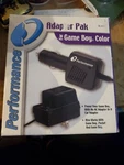 Game Boy Color Ac Power / Car Adapter Set Performance New Vtg. Fixed Price $9.99.