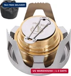 Redcamp Mini Alcohol Stove For Backpacking, Lightweight Brass Spirit Burner With. Fixed Price $27.86.