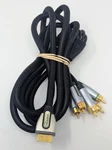Sony Playstation PS2 PS3 Gold Plated A/v Component Video Cable - Rocketfish!. Fixed Price $37.99.