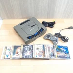 Sega Satun Console Bundle With 6 Games Virtua Fighter HST-3210 Mde In Japan Ntsc. Fixed Price $119.99.