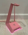 Razer Base Station Chroma Headset Stand Usb Hub Quartz Pink Rgb RC21-01190200. Fixed Price $24.99.