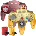 Saffun 2.4 Ghz Wireless N64 Controller (2 Pack), Receiver, With Console -.... Fixed Price $85.27.