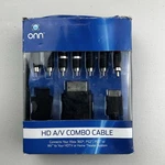 Onn ONA12MG020 Hd A/v Combo Component Rca Cable Xbox 360 PS2 PS3 Wii Universal. Fixed Price $8.47.