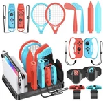 Tokluck Switch Sports Accessories Bundle With Organizer Station For Nintendo. Fixed Price $27.95.