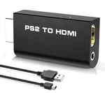 Sartyee New PS2 To Hdmi Converter Adapter, Video With 3.5MM Black. Fixed Price $16.69.
