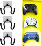 Pmsanzay 3 Pack Universal Self-adhesive Game Controller Wall Mount Black. Fixed Price $15.34.