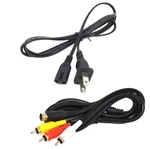 Power Cord And Av Cable Hookup Bundle For Sega Saturn High Quality. Fixed Price $12.99.