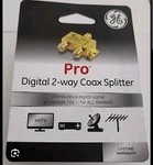 Jasco Pro Digital 2-WAY Coax Splitter 33526 Open Package/new Never Used. Fixed Price $7.99.
