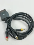 Official Oem Microsoft Xbox 360 Av Composite Audio/video Cable Rca For Fat/slim. Fixed Price $9.75.