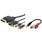 For Xbox 360 Hd Vga Av Cable + Rca To 3.5MM Stereo Audio Adapter - New. Fixed Price $11.44.