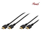 Pack - 2X Rosewill 6 Feet Ft. High Speed Hdmi Cable 340MHZ 1080P. Fixed Price $9.99.