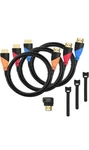 Huanuo High-speed Hdmi 6FT (3 Pack)- Foot Cables Cord With Gold.... Fixed Price $15.96.