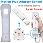 Motion Plus Adapter Sensor W/ Silicone Sleeve For Nintendo Wii Remote Controller. Fixed Price $13.99.
