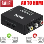 Rca Av To Hdmi Converter Adapter For Gamecube Nintendo Sega Genes N64. Fixed Price $9.39.