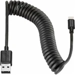 Insignia Apple Mfi Certified 6' Coiled Charge-and-sync Usb To Lightning Cable. Fixed Price $12.99.