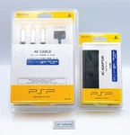 Genuine Sony Go Av Cable PSP-N150 & Ac Adapter PSP-N100 New Sealed. Fixed Price $128.48.