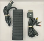 Original Xbox 360 Oem Power Supply + Av Cable Bundle - Great Condition. Fixed Price $21.99.
