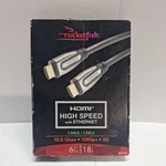 Rocketfish Hdmi High Speed With Ethernet 6FT. Cable-new Open Box. Fixed Price $15.99.