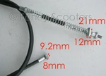 Peace Sports Diablo Chopper TPGS-402 408 50CC Rear Brake Cable (62"). Fixed Price $14.99.