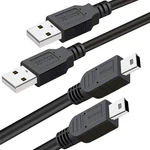 Scovee PS3 Controller Charger Cord, 2 Pack Cable 10FT, Black. Fixed Price $15.07.