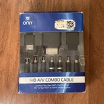 Onn ONA12MG020 Hd A/v Combo Component Rca Cable Xbox 360 PS2 PS3 Wii Universal. Fixed Price $9.74.
