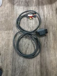 Microsoft Xbox Av Cable Composite Rca Gray 6FT Wired Plastic Console. Fixed Price $11.00.