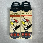 Av Cable For Sega Genesis 3/ 2 Tomee 6 Feet Bundle Lot Of New. Fixed Price $10.79.