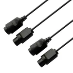 Tesha N64 Controller Extension Cable, 2 6FT Cord Pack, Black. Fixed Price $15.99.